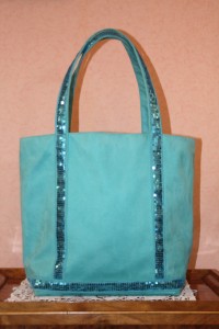 sac cabas turquoise style vanessa bruno