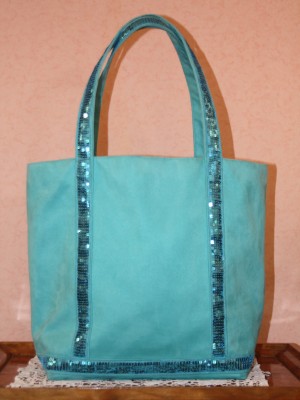 sac cabas turquoise style vanessa bruno